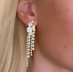 Caroline Svedbom Amy Earrings/Crystal- Örhängen