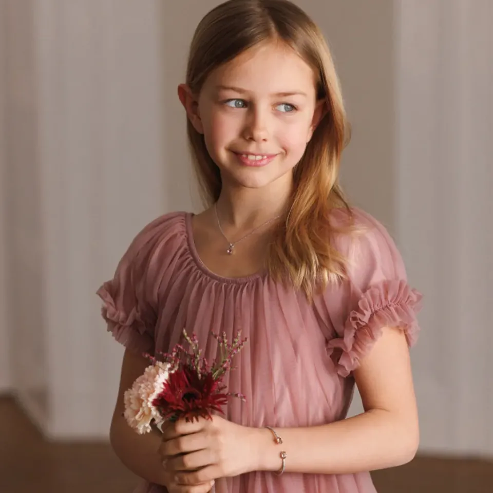 Caroline Svedbom Flower Girl Bracelet/Vintage Rose (Children Size)- Armband