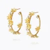 Caroline Svedbom Laurel Earrings/Crystal- Örhängen