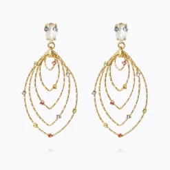 Caroline Svedbom Mini Lotus Earrings/Rainbow Combo- Örhängen