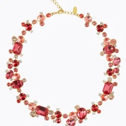 Caroline Svedbom Noora Necklace/Mulberry Red Combo- Halsband