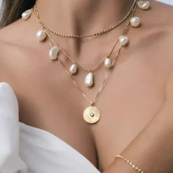 Caroline Svedbom Odessa Necklace/Crystal- Halsband