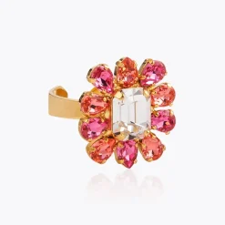 Caroline Svedbom Peony Ring/Coral Combo- Ringar