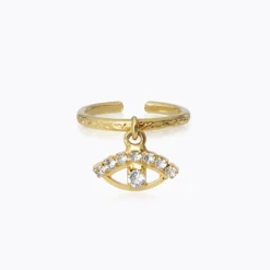 Caroline Svedbom Petite Greek Eye Ring/Crystal- Ringar