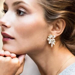 Caroline Svedbom Talia Earcuffs/Crystal- Örhängen